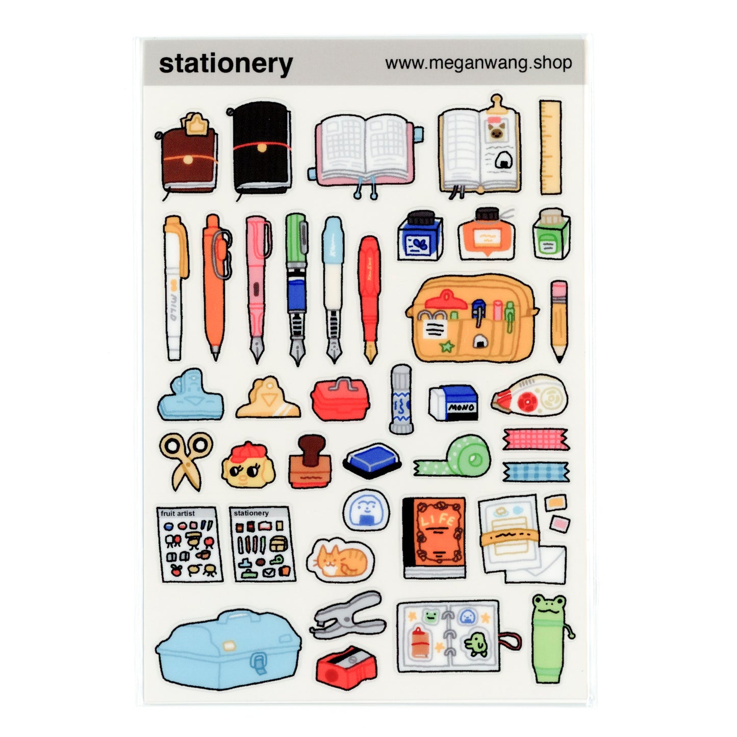 Stationery Sticker Sheet