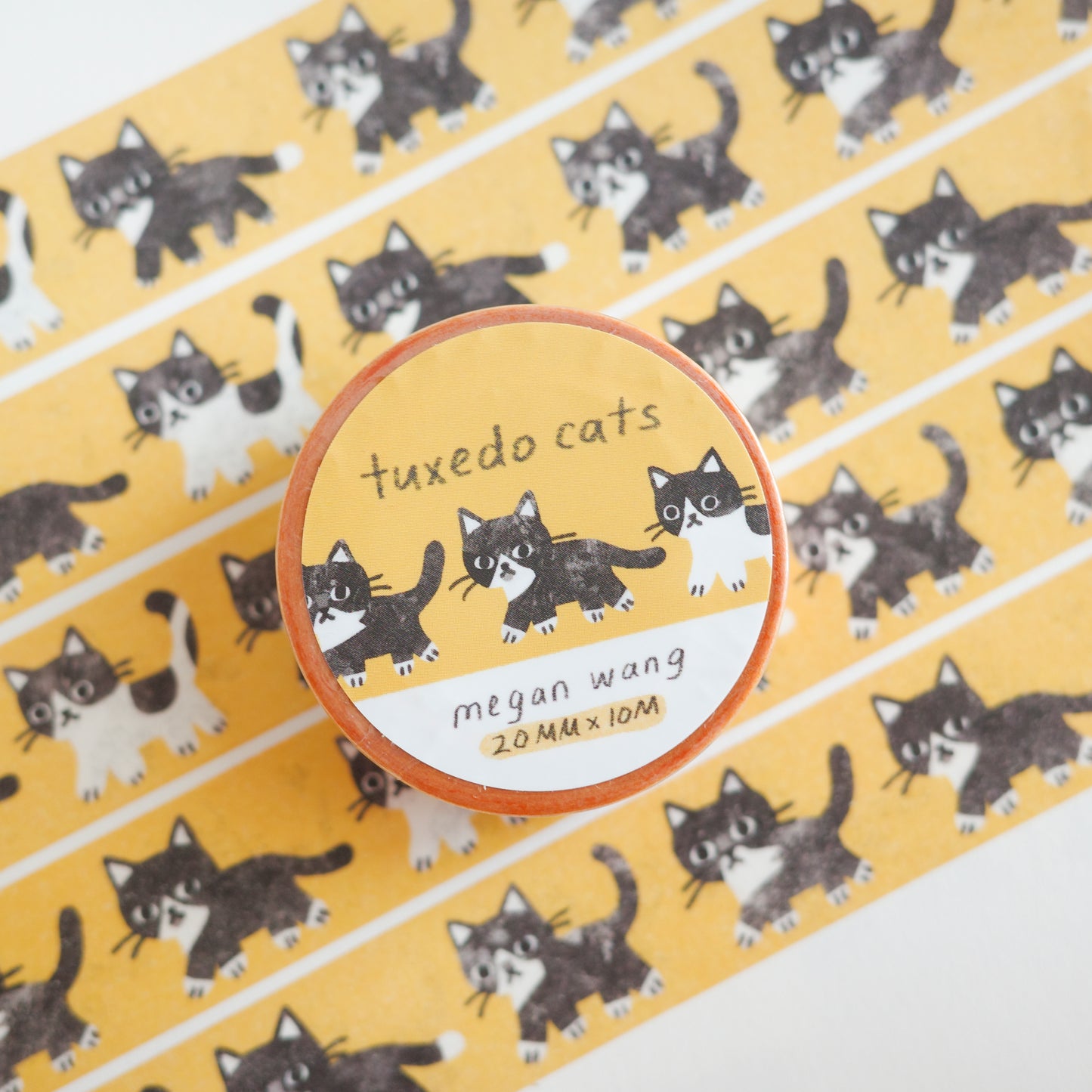 Tuxedo Cat Washi Tape