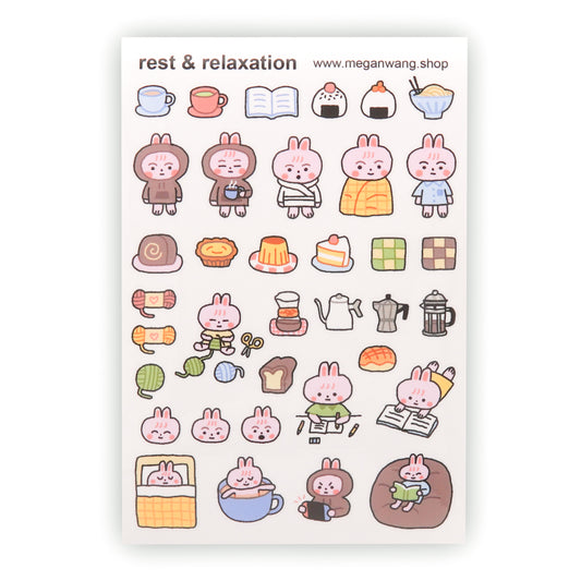 Rest & Relaxation Sticker Sheet