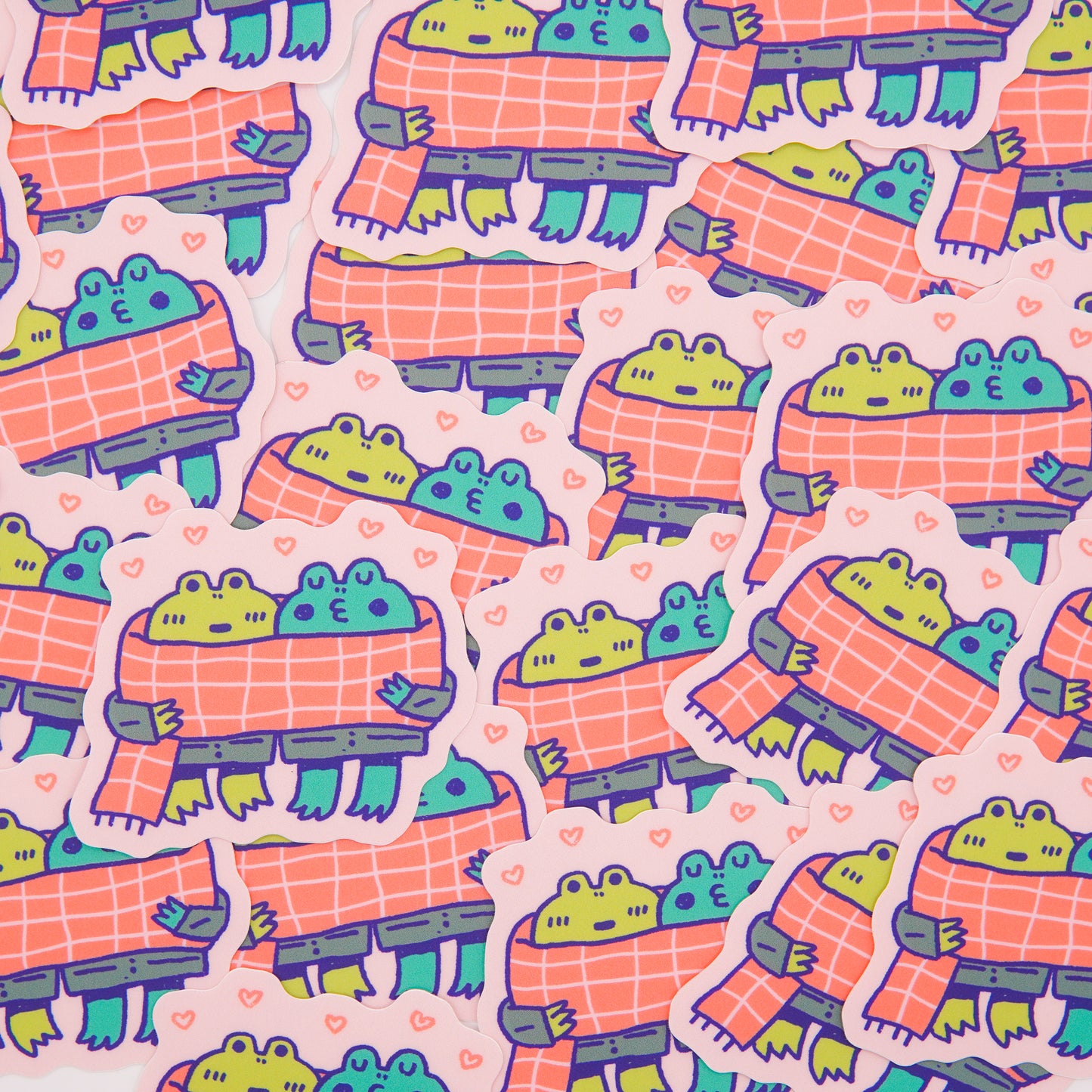 Frogs In Luv Sticker