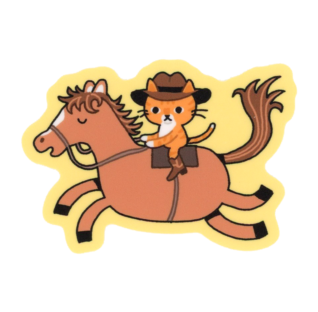Kitty Cowboy Sticker