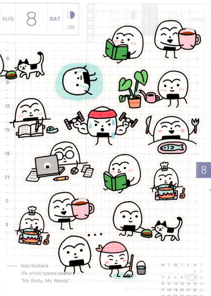 Life of Onigiri Sticker Roll