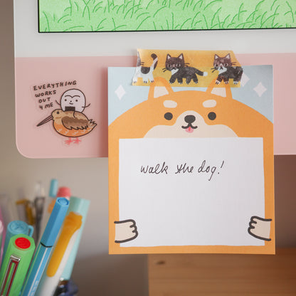 Animal Friends Memo Pad