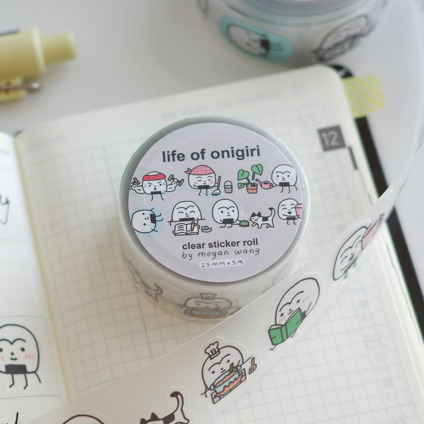 Life of Onigiri Sticker Roll