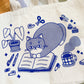 Stationery Cat Tote Bag