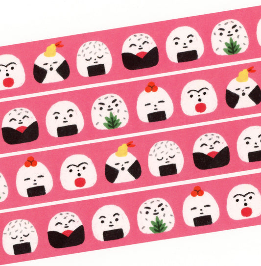 Pink Onigiri Washi Tape