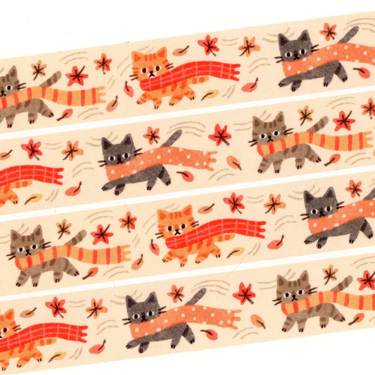 Autumn Cat Washi Tape