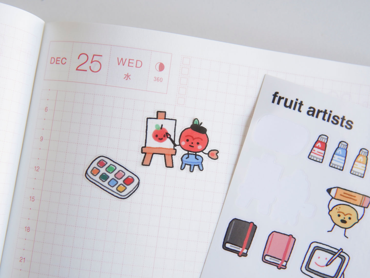 Fruit Artist Sticker Sheet