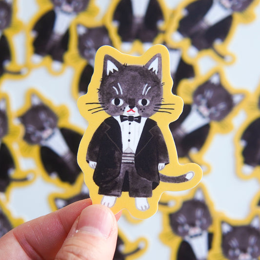 Tuxedo Cat Sticker