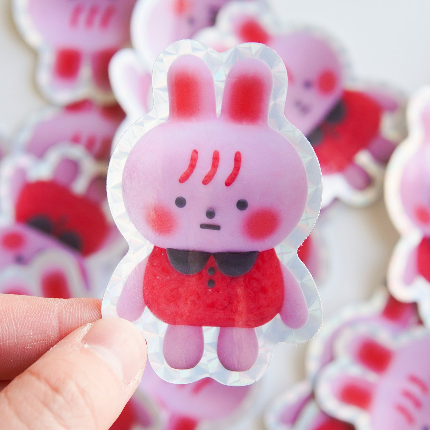 Clay Bunny Sticker