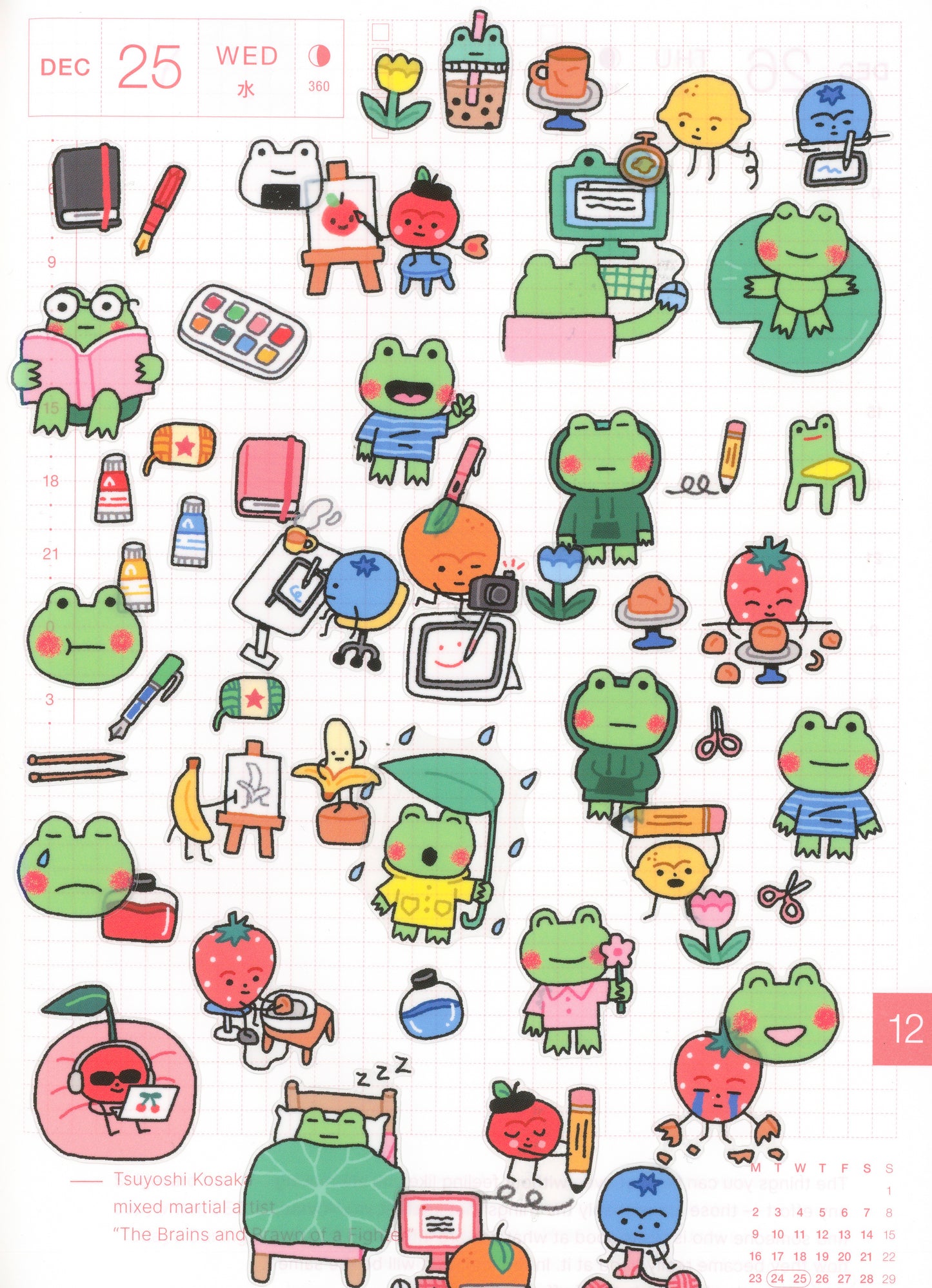 Fruit Artist Sticker Sheet