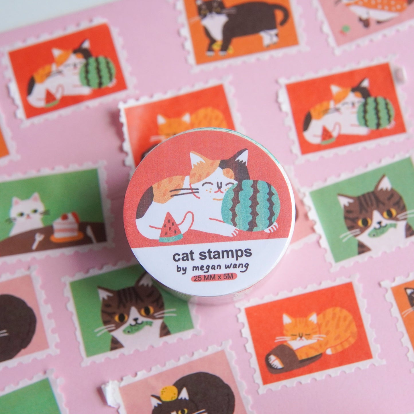 Cat Stamp Washi Tape