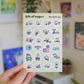 Onigiri Clear Sticker Sheet