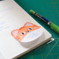 Orange Cat Memo Pad