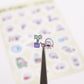 Onigiri Clear Sticker Sheet