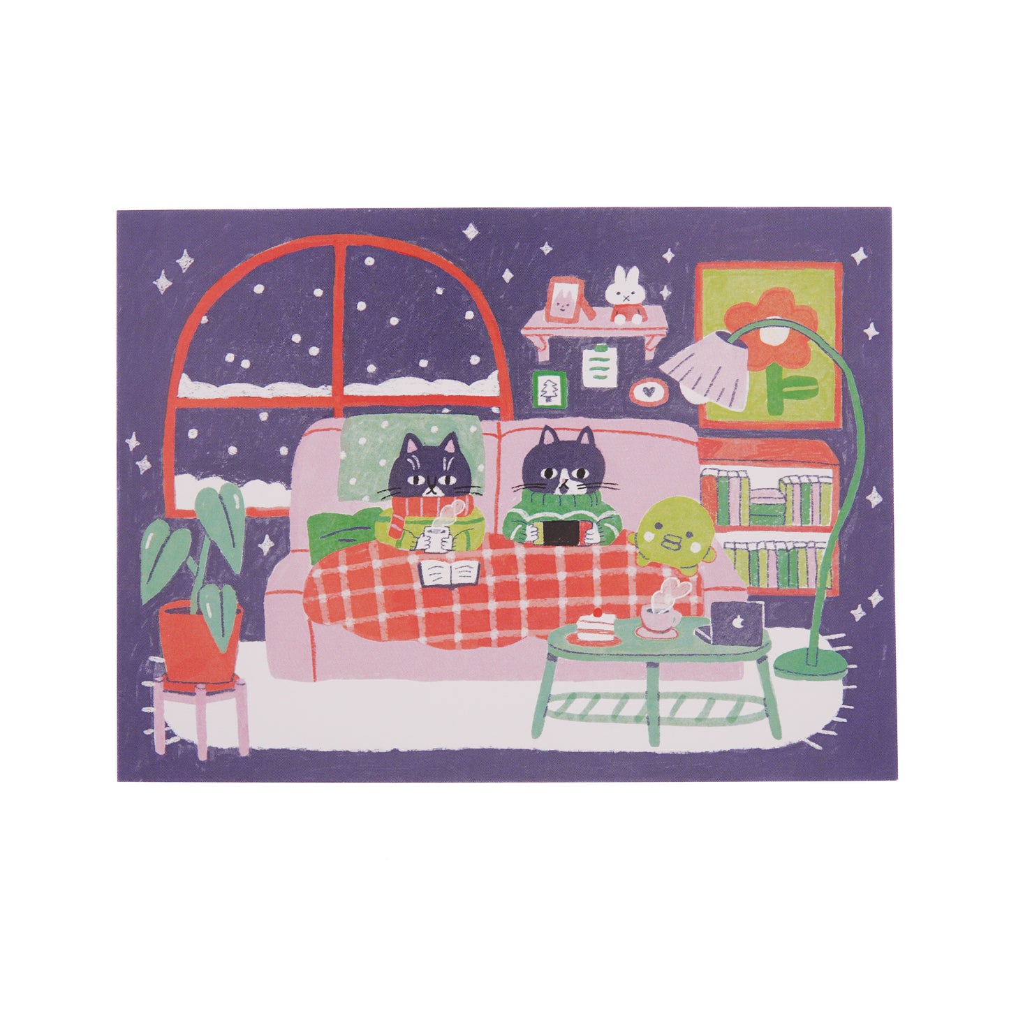 Cozy Couch Cats Small Print