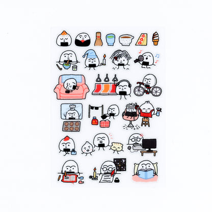 Onigiri's Happy Life Sticker Sheet