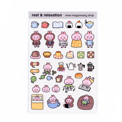 Rest & Relaxation Sticker Sheet