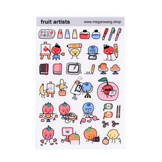 Fruit Artist Sticker Sheet
