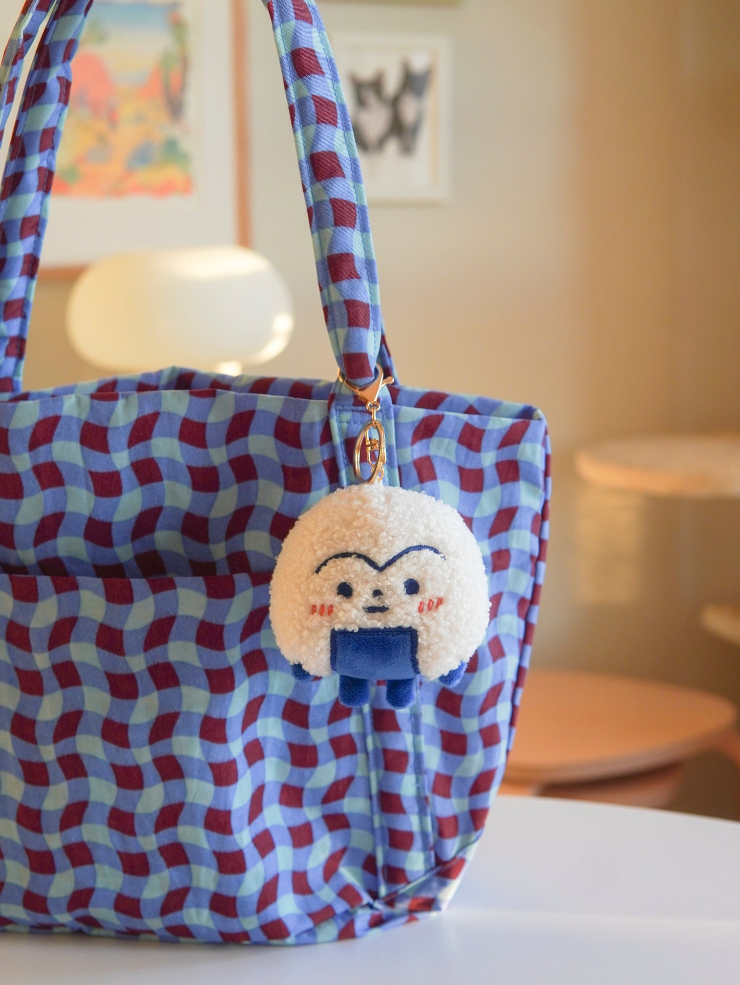 Onigiri Plush Keychain 🍙