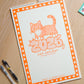 2026 Risograph Cat Calendar