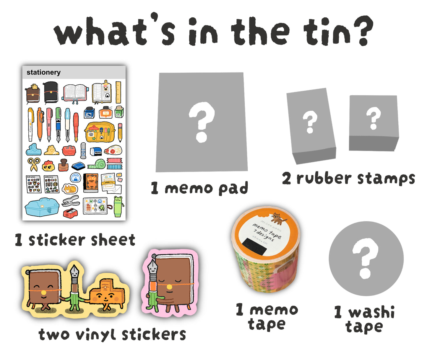 Stationery Tin Set