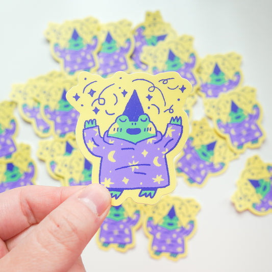 Wizard Frog Sticker II